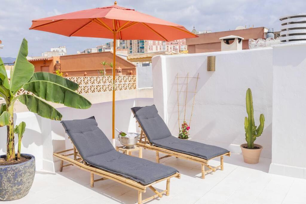 Downtown Flat With 46 Sqm Private Rooftop Terrace Μάλαγα Εξωτερικό φωτογραφία